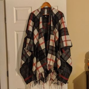 Roots plaid wrap